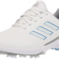 adidas Womens ZG23 Golf Shoes Footwear White/Blue Fusion Metallic/Silver Metallic 9