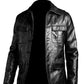 Men's Blazer Coat Jacket Sheepskin Leather 100% Genuine Leather
