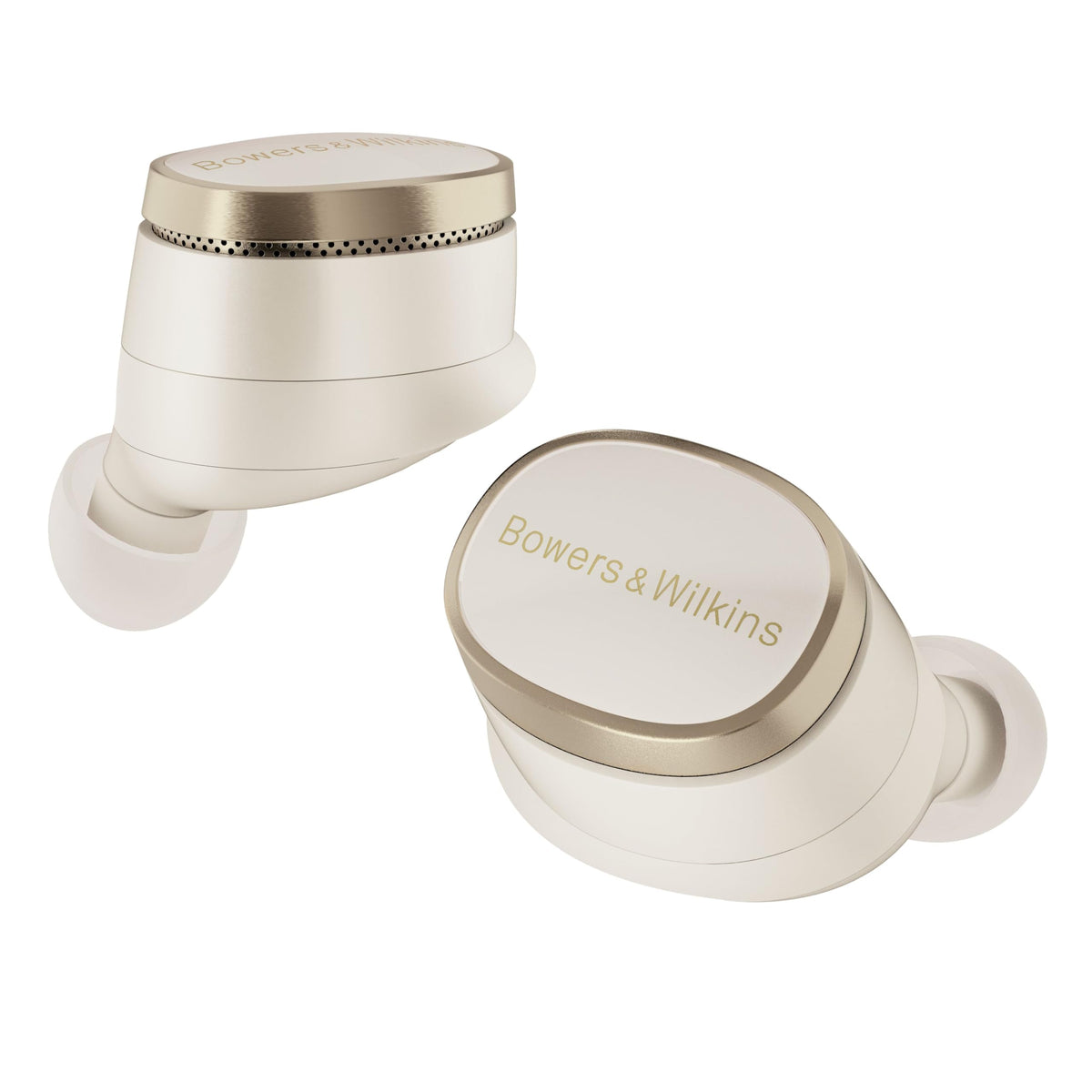 Audífonos Inalámbricos Bowers & Wilkins Pi8 (Blanco Paloma) Auriculares Bluetooth con Chipset Qualcomm y aptX Lossless, Cancelación Activa de Ruido, 3 Micrófonos Incorporados, Carga Rápida de 15 Minutos