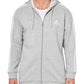 adidas Mens Essentials Fleece 3-Stripes Full-Zip Hoodie Medium Grey Heather