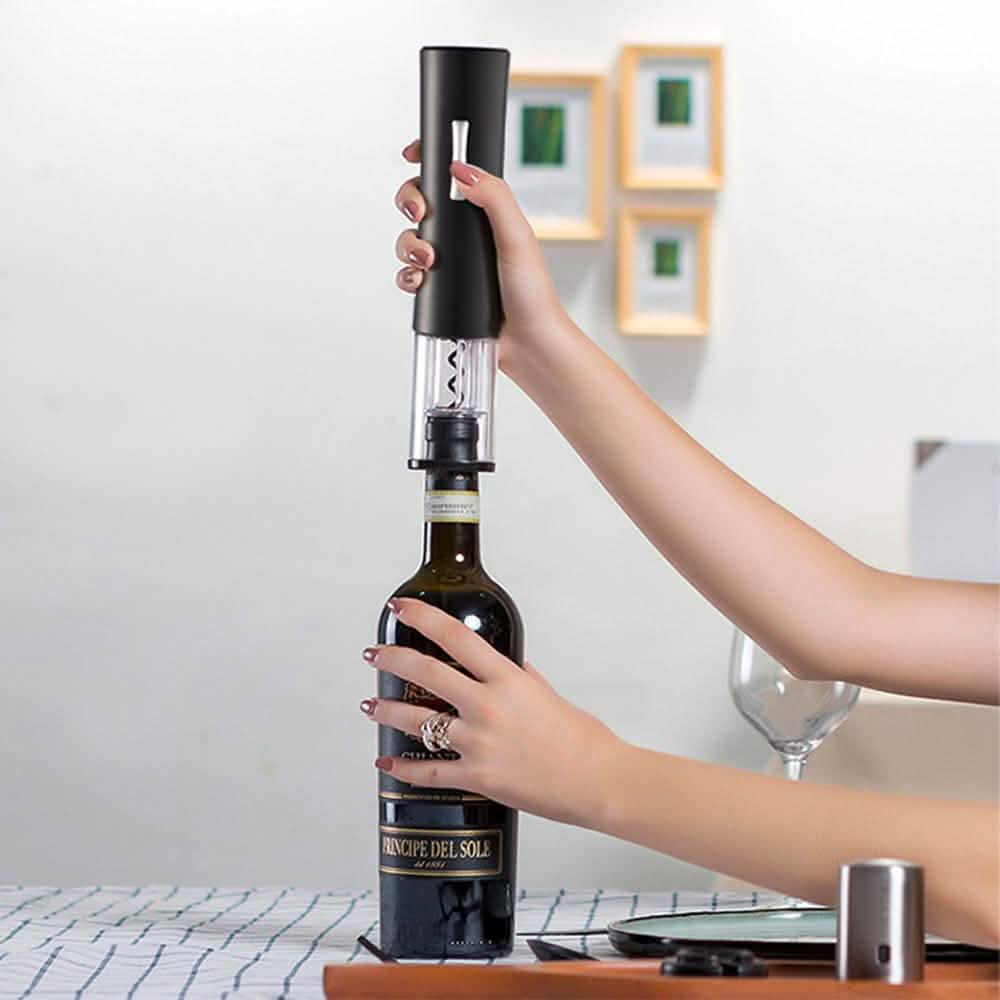Abrebotellas de vino eléctrico