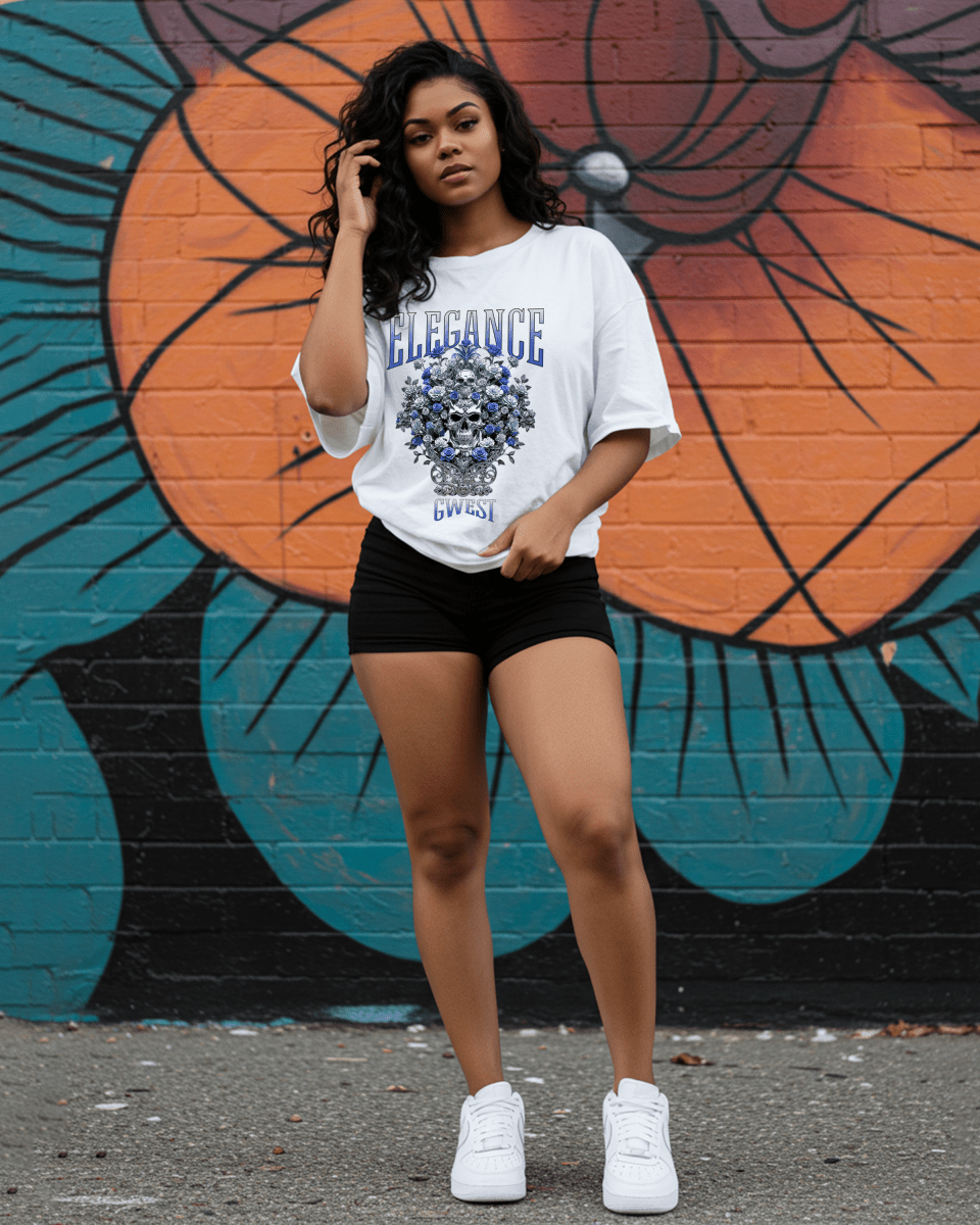 G West Elegance In Decay Oversized Women's T-Shirt