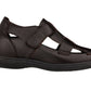 CALTO - K2662 - 3.2 Inches Taller (Dark Brown) - Casual Fisherman Sandal