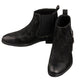 TOTO - K92081 - 3 Inches Taller (Nubuck Black) - Chelsea Ankle Boots