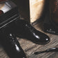 CALTO - Y41083 - 3.2 Inches Taller (Black) - Lace Up Casual Boots