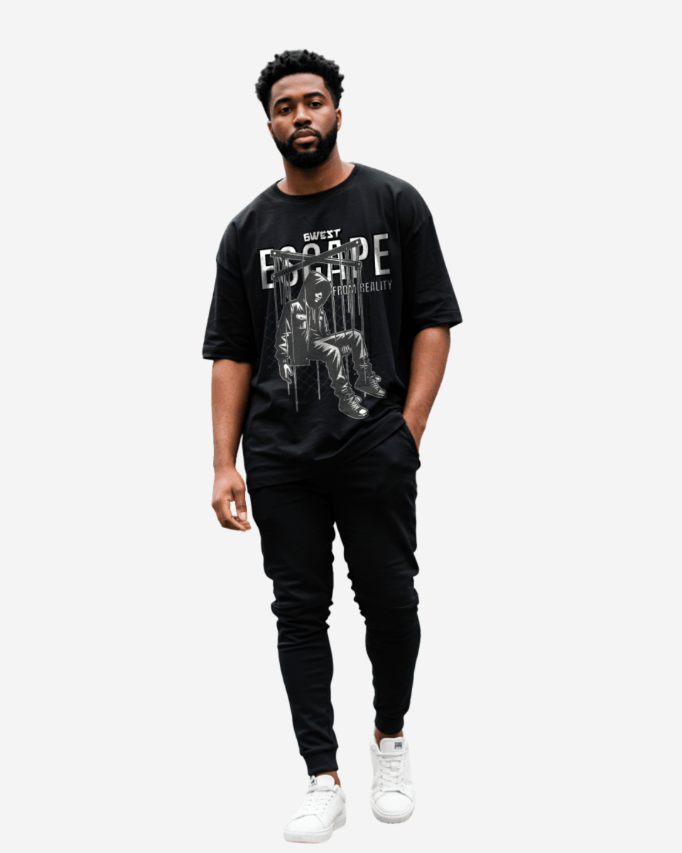 G West Escape From Reality Oversized T-Shirt Mens