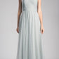Ladivine ET320 Illusion V-Neck and Back Long Formal Dress Sleeveless