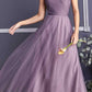 Ladivine ET320 Illusion V-Neck and Back Long Formal Dress Sleeveless