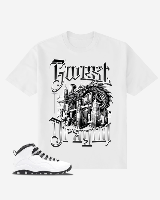 G West Eternal Dragon Oversized T-Shirt Mens