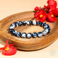 Pulsera de ágata orca exótica de profunda sanación