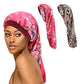 Extra Long Satin Bonnet Sleep Cap Long Bonnet for Braids Hair Loose Cap