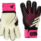 adidas Guantes de Portero Unisex-Adulto Match Fingersave Predator Negro/Blanco/Rosa Impactante Equipo 11