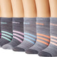 adidas Womens Superlite No Show Socks (6-Pair) Grey-Onix Space Dye/Clear Onix-Grey Space Dye/Clea Medium