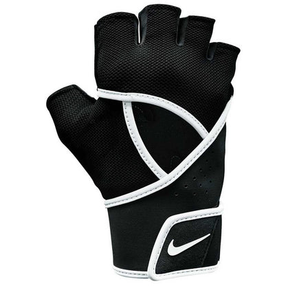 Guantes de fitness prémium Nike para mujer, negro/blanco M