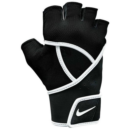 Guantes de fitness prémium Nike para mujer, negro/blanco M