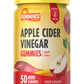 Gomitas de vinagre de sidra de manzana Sundance | 50 unidades | Sabor a manzana | Suplemento vegano, sin OGM y sin gluten