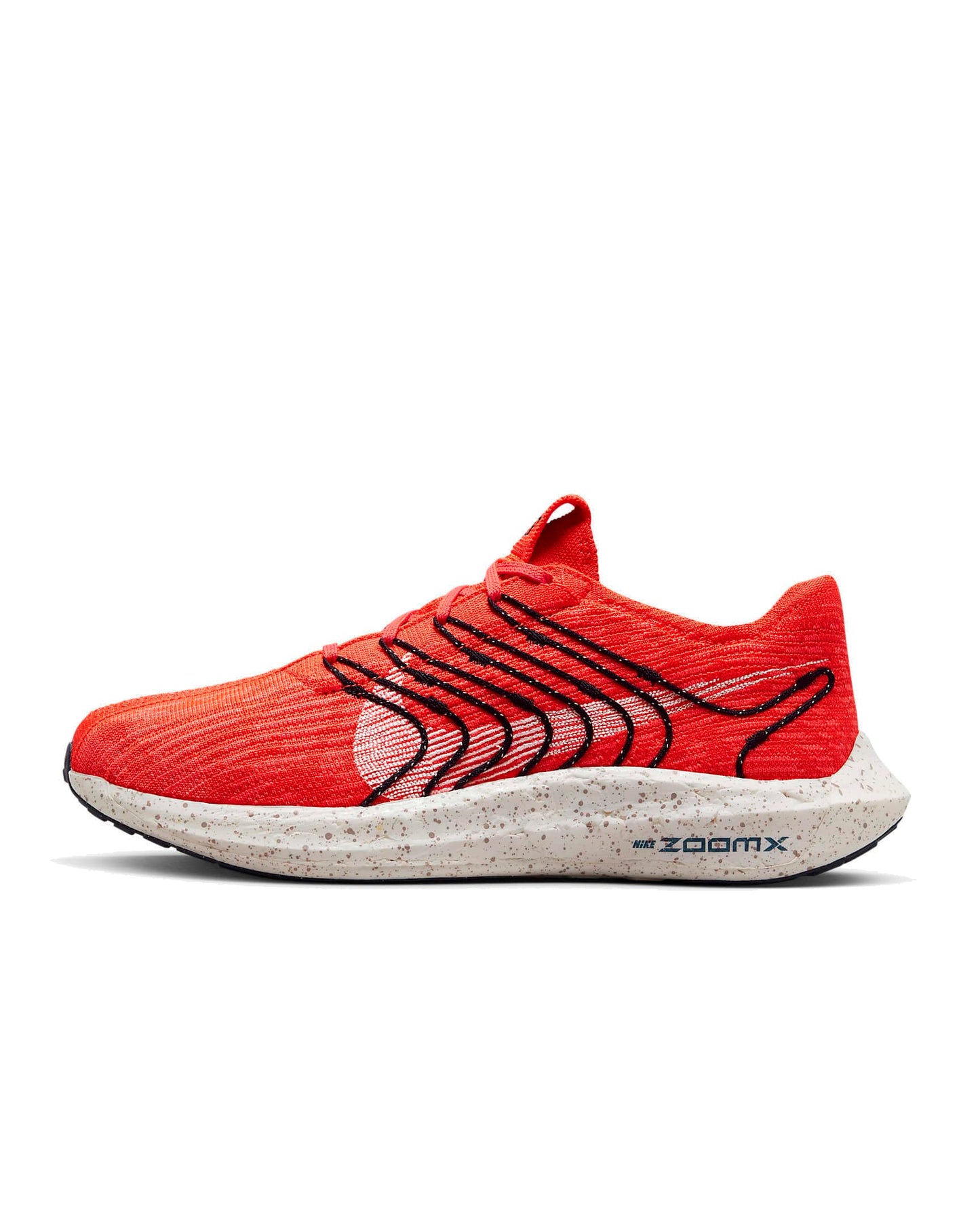 NIKE Zapatilla de Hombre Rojo vivo Punzón caliente Obsidiana Blanco 11