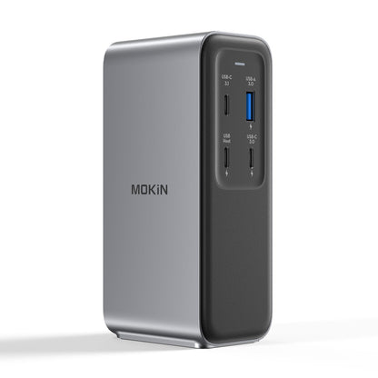 Estación de acoplamiento USB C para laptop, estación de acoplamiento USB-C con carga PD de 100 W, HDMI 4K, transferencias rápidas de datos de 10 Gbps, puerto Gigabit Ethernet, base USB C para MacBook Pro, Dell, teléfono, iPad y más