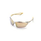 Nike EV0914-100 Vaporing M Frame Speed Tint with Silver To Gold Flash Lens Sunglasses Matte White