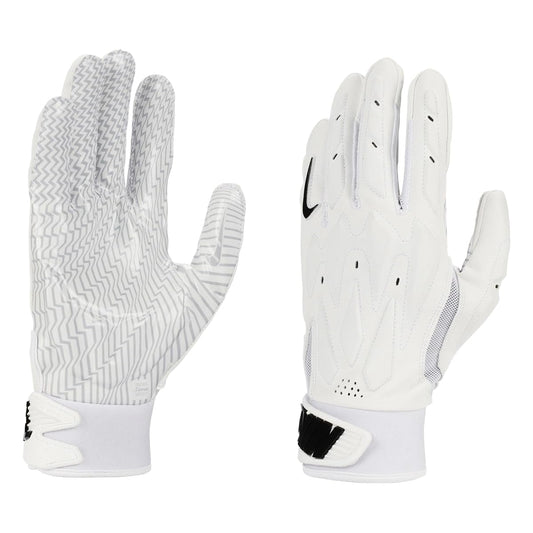 Guantes de fútbol americano Nike D-Tack 7.0 Lineman (blanco | blanco | negro XXG)