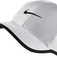 Gorra NIKE AeroBill Featherlight Blanco/Negro/Negro Talla Única