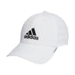 adidas Mens Gameday Structured Stretch Fit Hat Discontinued White/Black Large-X-Large