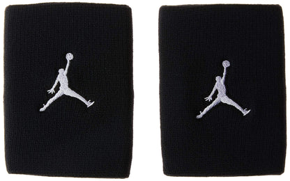 Nike Jordan Jumpman Muñequera Negra/Blanca Talla única