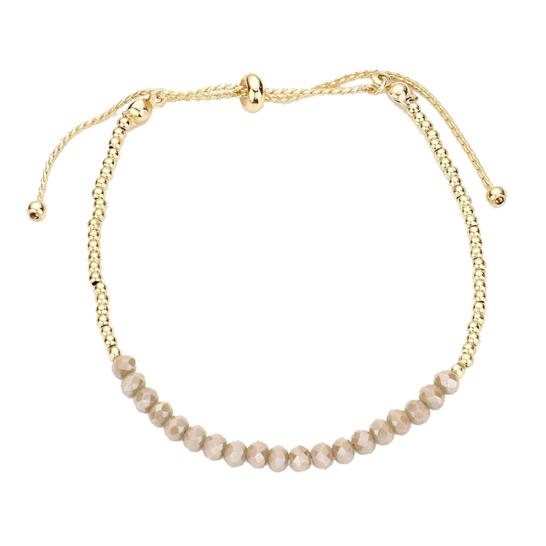 Faceted Beaded Bracelet