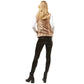 Fall Winter Snake Skin Fur Lining Vest