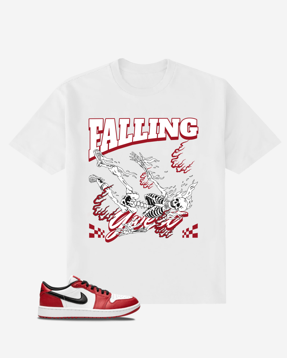G West Falling Down Oversized T-Shirt Mens