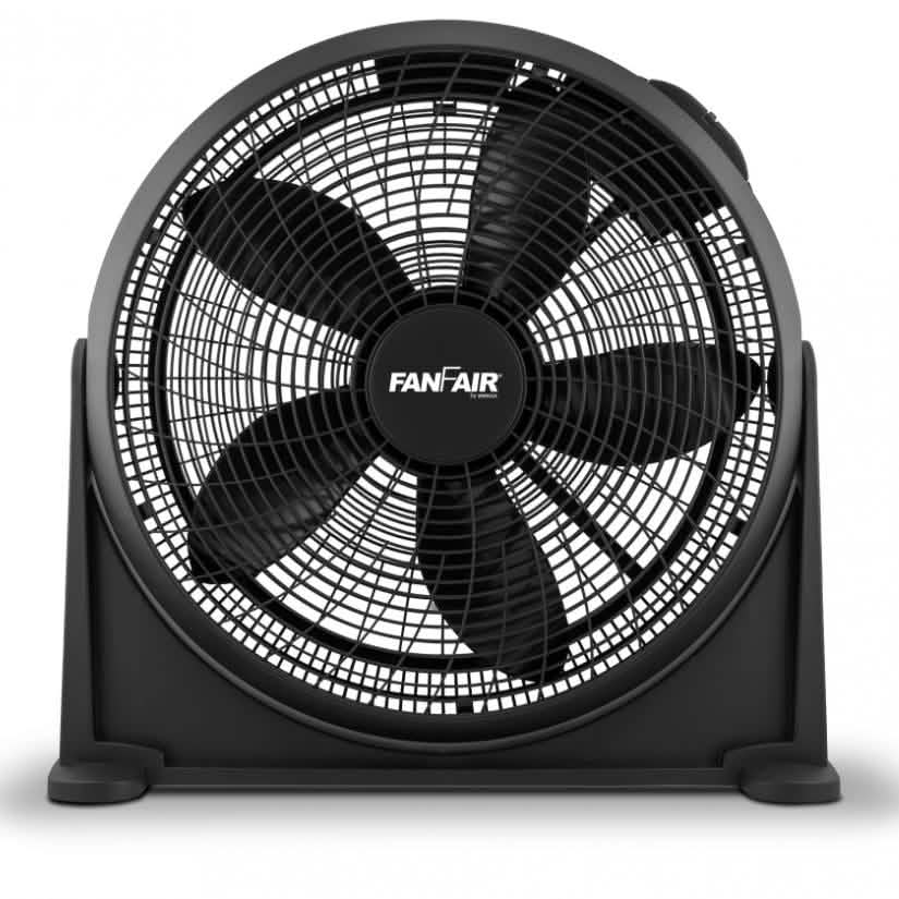 Ventilador de piso de alto rendimiento FanFair de 20" con circulador de aire
