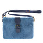 Fashionable Sherpa Fleece Belt Crossbody Bag