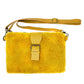 Fashionable Sherpa Fleece Belt Crossbody Bag