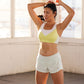 Shorts de entrenamiento rápidos y sin ataduras para mujer