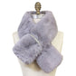 Faux Fur Bling Pull Through Scarf