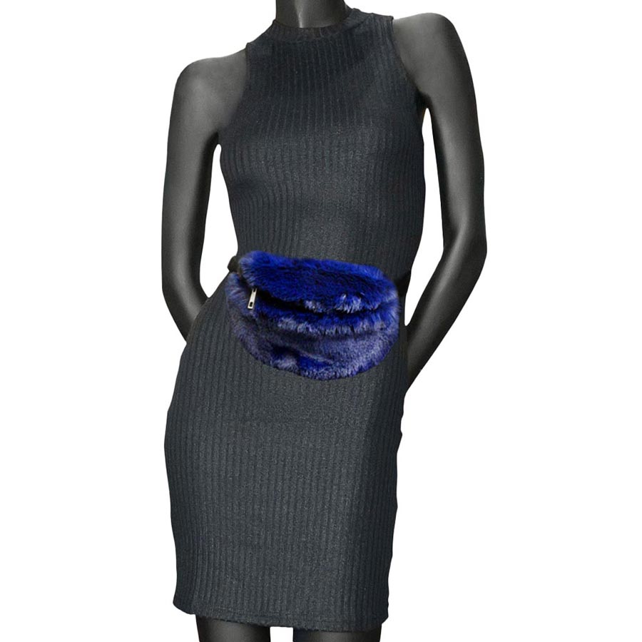 Faux Fur Fanny Pack Belt Bag
