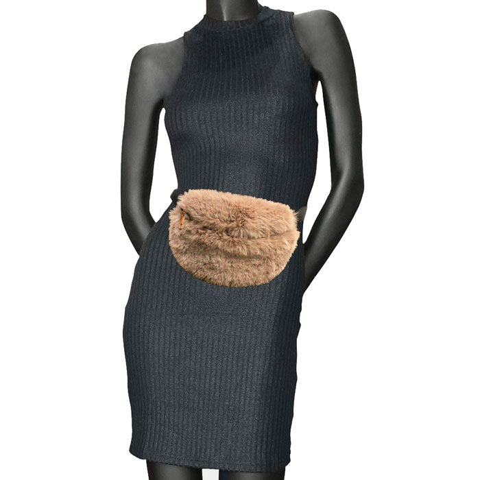 Faux Fur Fanny Pack Belt Bag