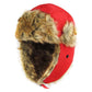 Faux Fur Trimmed Solid Trapper Hat