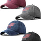 ROLVNHTV 4 Pieces USA Flag Hat American Patriotic Baseball Cap Tactical Hat for Men Adjustable Cotton Dad Hat Women Teens