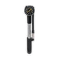 Bomba de amortiguador de bolsillo Topeak 360 PSI/24.8 Bar DXG con manómetro Esfera Negro/Plata