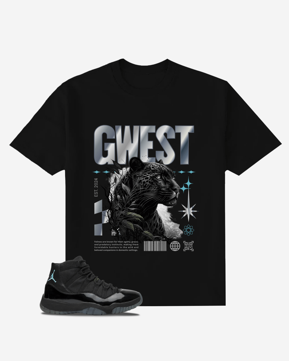 G West Feline Oversized  T-Shirt Mens