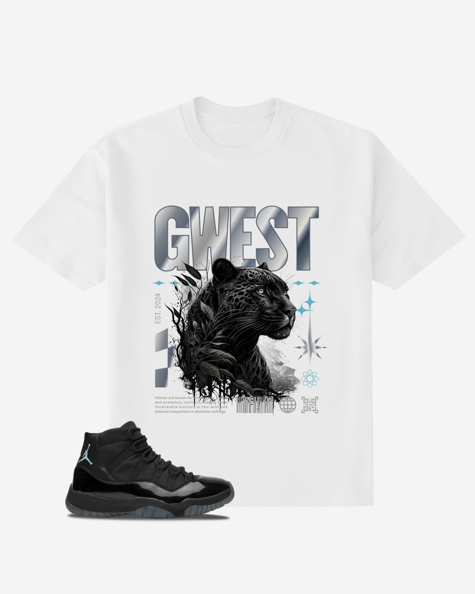G West Feline Oversized  T-Shirt Mens
