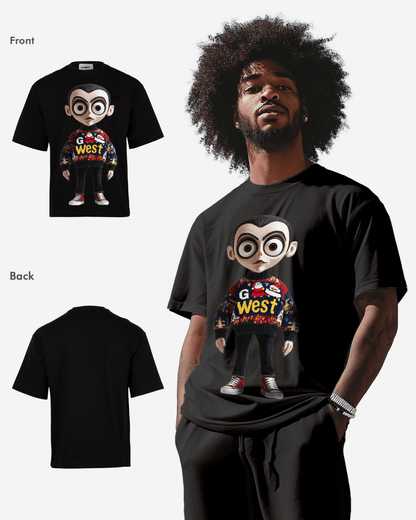 G West Festive Freaks Oversized T Shirt Mens