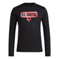 adidas Mens Size Long Sleeve Pre-Game T-Shirt Black/D.C. United X-Large Tall
