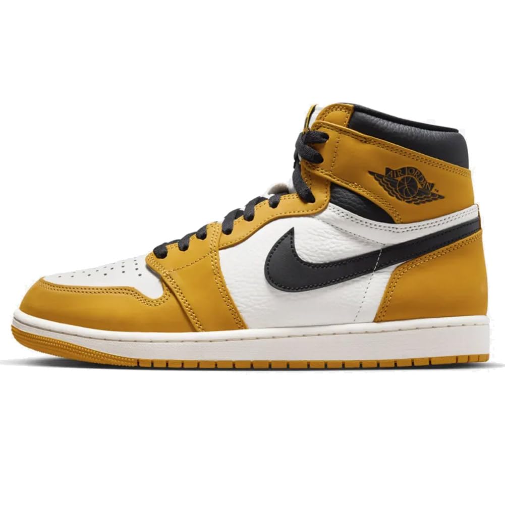 NIKE Jordan 1 High OG de Hombre “Ocre Amarillo” Talla 13 Ocre Amarillo/Negro-Vela (DZ5485-701)