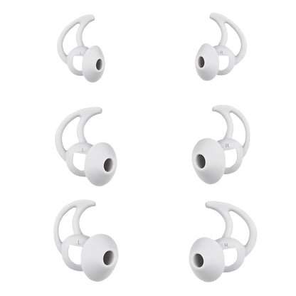 CYADCI Silicone Earbud Tips Compatible with Bose QuietComfort Earbuds and Sport Earbuds3 PairsSilver