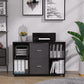 File Cabinet 2 Drawers Wooden Lateral Filling Cabinet