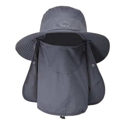 Gorro de pesca transpirable de ala ancha