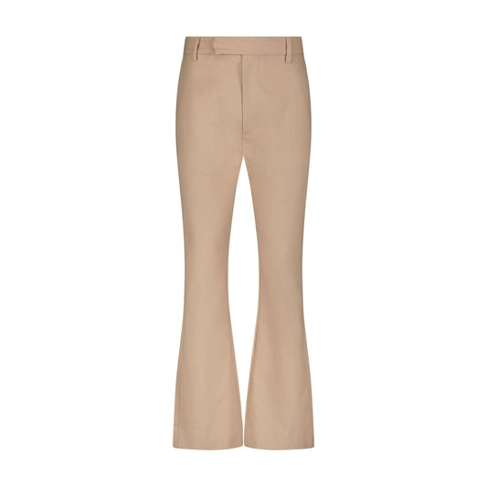 Pantalones acampanados - Beige