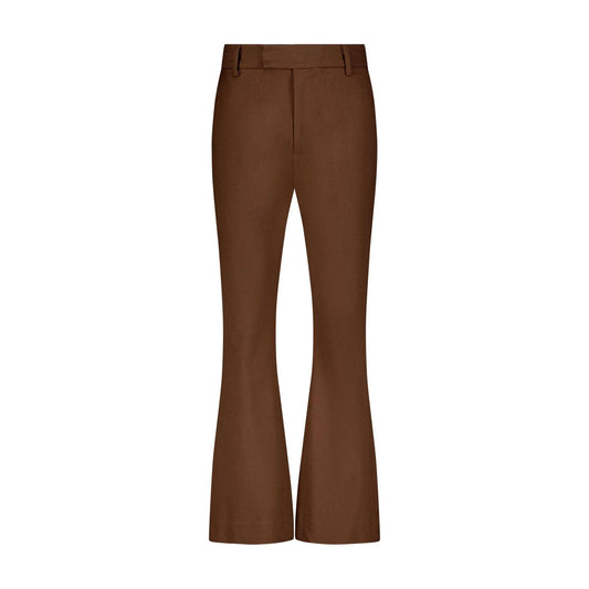 Pantalones acampanados - Marrón